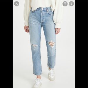 Citizens Charlotte High Rise Straight Jean in Moondust SIZE 33